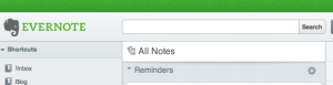 recurring tasks in evernote