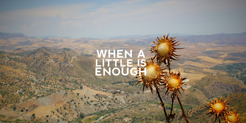 When A Little Is Enough